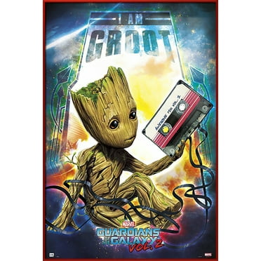 BABY GROOT 2 MOVIE SIZE: 24" x 36" Details about   GUARDIANS OF THE GALAXY VOL
